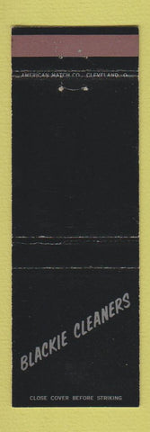 Matchbook Cover - Blackie Cleaners
