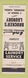 Matchbook Cover - Brucker's Laundry Cleaners Kissimmee FL