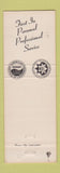 Matchbook Cover - Mich Tel Laundry Cleaners
