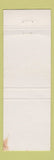 Matchbook Cover - Bill Maxwell Real Estate Zanesville OH