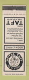 Matchbook Cover - Hotel Taft New York City WEAR
