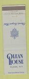Matchbook Cover - Olean House Olean NY
