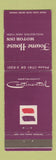 Matchbook Cover - Towne House Motor Inn Rochester NY