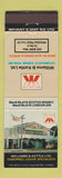 Matchbook Cover - Williams and Kettle Liquor Gisbornes New Zealand