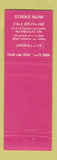 Matchbook Cover - Williams and Kettle Liquor Gisbornes New Zealand