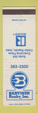 Matchbook Cover - Barviner Real Estate Cedar Rapids IA