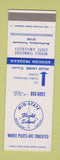 Matchbook Cover - Mid State Flight School Murfreesboro TN SAMPLE