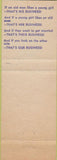 Matchbook Cover - Fairmont Livestock Sales Co Fairmont MN cattle