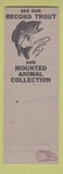 Matchbook Cover - Mauer Bros Tavern Elba MN low phone # SAMPLE