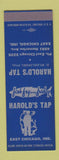 Matchbook Cover - Harold's Tap East Chicago IN Wleklinski SAMPLE