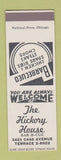 Matchbook Cover - The Hickory House BBQ SAMPLE