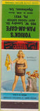 Matchbook Cover - Yorick's Pan Am Cafe Opelousas LA pinup