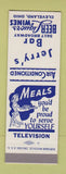 Matchbook Cover - Jerry's Bar Cleveland OH SAMPLE