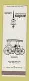 Matchbook Cover - Andes Carriage Trade Corners Surrey Oak Park IL SAMPLE