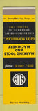 Matchbook Cover - Geo Schmidt Marking Tools Chicago IL SAMPLE