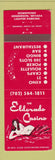 Matchbook Cover - Eldorado Casino Henderson NV girlie
