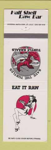 Matchbook Cover - Turtle Kraals Lands End Village girlie Key West FL