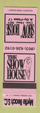 Matchbook Cover - The Show House Strip Club Myrtle Beach SC girlie