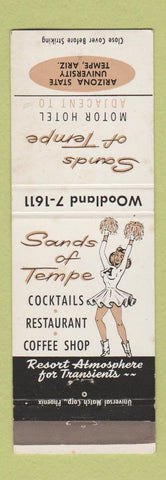 Matchbook Cover - Sounds of Tempe Motor Hotel AZ girlie