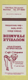 Matchbook Cover - Cafe Cleopatra girlie Nouvelle Pyramide Montreal QC