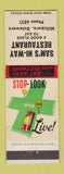 Matchbook Cover - Sam's Hi Way Restaurant Millsboro DE