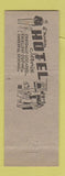 Matchbook Cover - Baker Hotel Deming NM low phone # owl