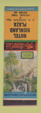Matchbook Cover - Hotel Richland Plaza Pulaski TN low phone #