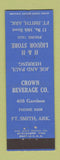 Matchbook Cover - H&H Liquor Store Fort Smith AR Crown Beverage