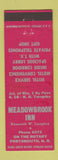 Matchbook Cover - Meadowbrook Inn Portsmouth NH low phone #