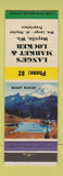 Matchbook Cover - Lange's Market Locker Mayville WI low phone #