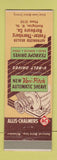 Matchbook Cover - Allis Chalmers Drives Foster Thornburg Hardware Huntington WV
