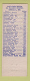 Matchbook Cover - El Rancho Motel Sedalia MO low phone #