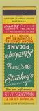 Matchbook Cover - Stuckey's Pecan Candies Eastman GA low phone #