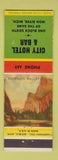 Matchbook Cover - City Hotel & Bar Iron River MI low phone #