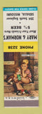 Matchbook Cover - Mary & Norman's Bar Sedalia MO low phone #