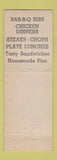 Matchbook Cover - Mary & Norman's Bar Sedalia MO low phone #