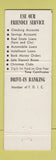 Matchbook Cover - Farmers and Merchants Bank Tomah WI low phone #