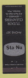 Matchbook Cover - Tudor Cleaners Sta Nu Sheridan WY low phone #