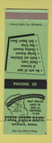 Matchbook Cover - First State Bank Onamia MN low phone #