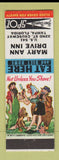 Matchbook Cover - Mary Ann Drive Inn Tampa FL hillbilly