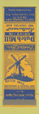 Matchbook Cover - Dutch Mill Drive In Fort Lauderdale FL