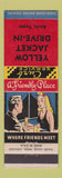 Matchbook Cover - Yellow Jacket Drive In Alvin TX