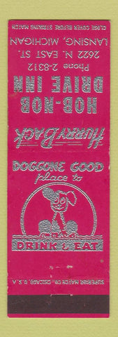 Matchbook Cover - Hob Nob Drive Inn Lansing MI