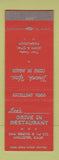 Matchbook Cover - Lee's Drive In Restaurant Hollister CA