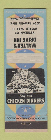 Matchbook Cover - Walter's Drive Inn Chattanooga TN