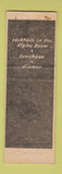 Matchbook Cover - St Moritz on the Plaza Lake Mohawk Sparta NJ