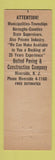 Matchbook Cover - United Paving Construction Riverside NJ