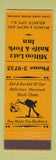 Matchbook Cover - Milton Latz Knife and Fork Atlantic City NJ