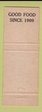 Matchbook Cover - Vienna Restaurants Atlantic City NJ