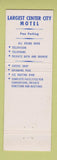 Matchbook Cover - Lombardy Motel Atlantic City NJ